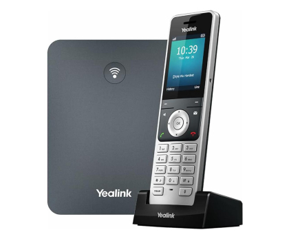 Bezprzewodowe Yealink Zestaw telefon + stacja W76P (W56H+W70B + Zasilacz)